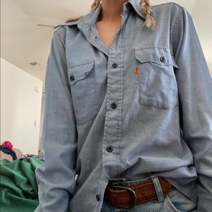 ORANGE TAB LEVIS JEAN SHIRT